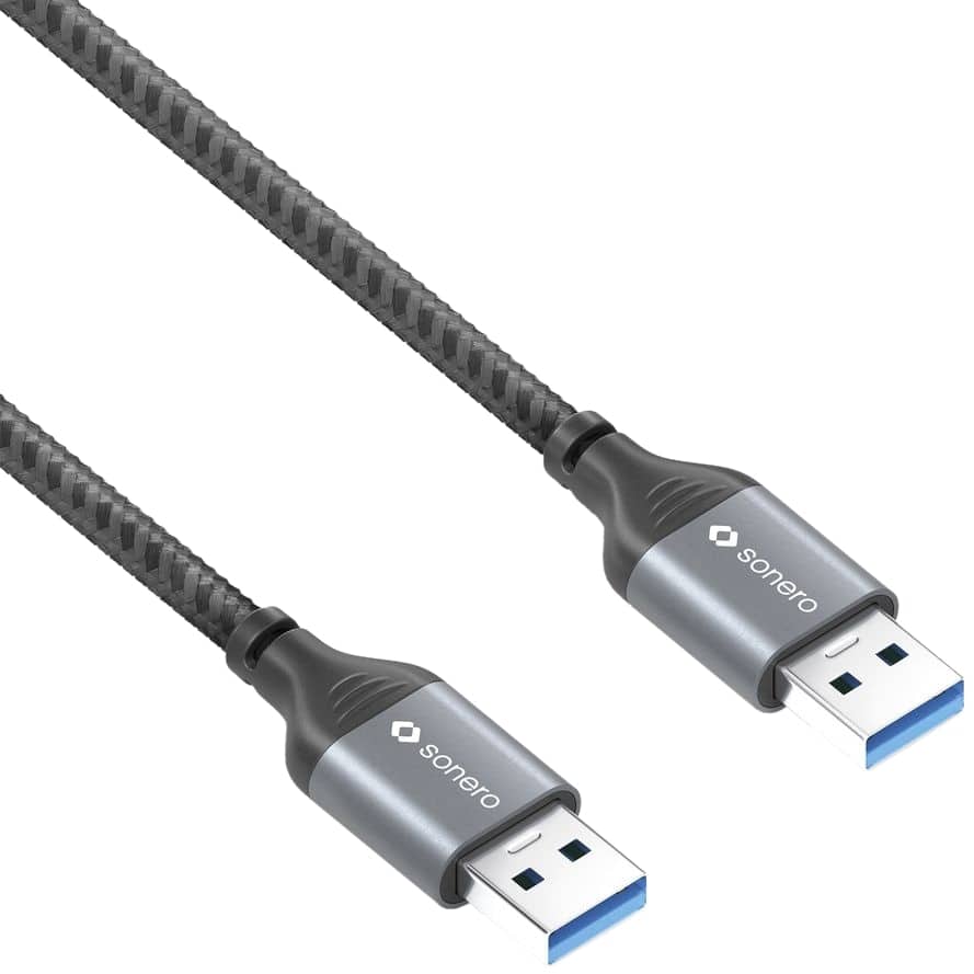 SONERO USB 3.0 Kabel SPC-U050-030 3m grau-schwarz SONERO USB 3.0 Kabel SPC-U050-030 3m grau-schwarz von Sonero