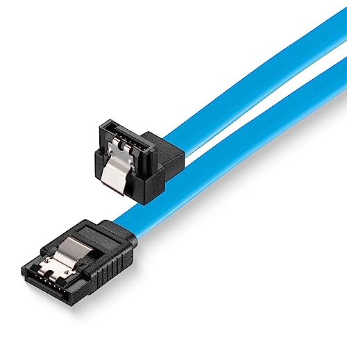 Sonero® SATA III 6Gb/s Datenkabel, 0,50m, gewinkelt, blau von Sonero