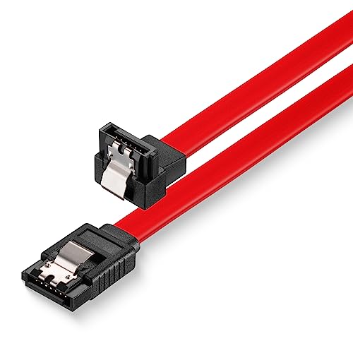 Sonero® SATA III 6Gb/s Datenkabel, 0,50m, gewinkelt, rot von Sonero