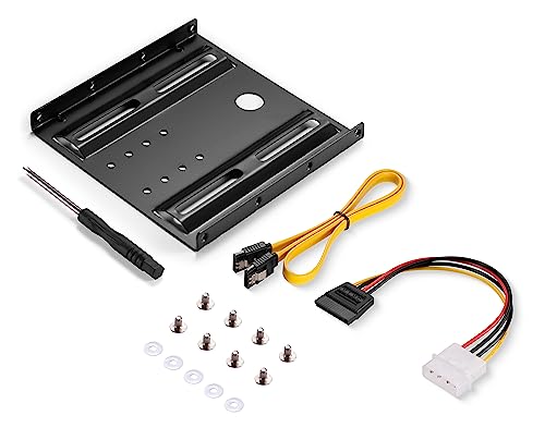 Sonero® SSD Einbaurahmen Set, 2,5" SSD auf 3,5" inkl, Zubehör von Sonero