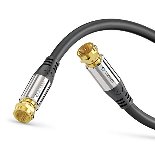 Sonero Premium Sat Antennenkabel / Koaxialkabel, 10,0m, schwarz Sonero Premium Sat Antennenkabel / Koaxialkabel, 10,0m, schwarz von Sonero