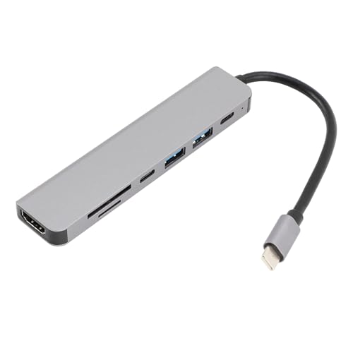7-in-1-Typ-C-Hub, USB3.0-USB2.0-PD-Anschluss, USB-C-Laptop-Dockingstationen mit Schneller Verbindung, USB-C-Hub-Multiport-Adapter-Dongle, für Tablets und Mobiltelefone 7-in-1-Typ-C-Hub, USB3.0-USB2.0-PD-Anschluss, USB-C-Laptop-Dockingstationen mit Schneller Verbindung, USB-C-Hub-Multiport-Adapter-Dongle, für Tablets und Mobiltelefone von Sonew