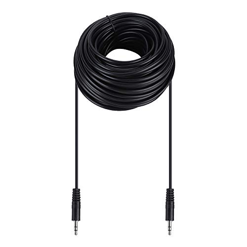 Audiokabel, 3,5 mm Kupferstecker an Stecker geschirmt Audiokabel für Apple iPhone Kopfhörer Smartphones & Tablets MP3 Player (10 m / 15 m / 20 m / 30 m)(20m) von Sonew