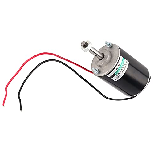 Gleichstrommotor 30W 12 V Hochgeschwindigkeit Niedriger Geräusche Permanent Magnetbürsten Design für Süßwarenblöckenmaschine Kleiner Schneidentisch und -Generatoren (12v3500 rev) (24v7000 rev) von Sonew