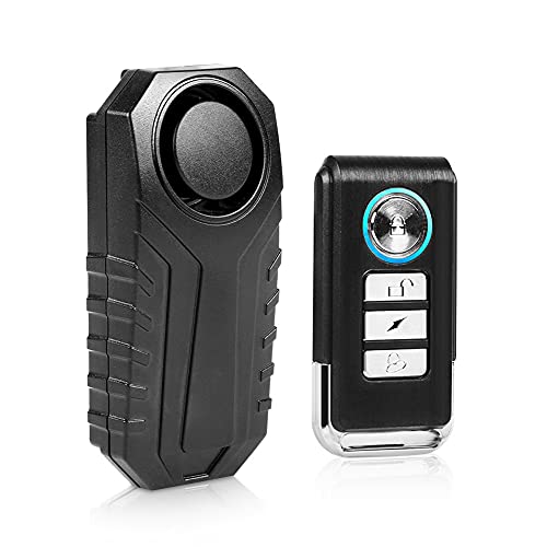 Sonew Drahtlose Fernbedienung Alarm, Fahrrad/elektrisches Dreirad/Tür/Fenster Vibrationsalarm Intelligente Diebstahlwarnanlage mit IP 55 wasserdicht Motorrad Fahrrad Alarm, Sonew Drahtlose Fernbedienung Alarm, Fahrrad/elektrisches Dreirad/Tür/Fenster Vibrationsalarm Intelligente Diebstahlwarnanlage mit IP 55 wasserdicht Motorrad Fahrrad Alarm, von Sonew
