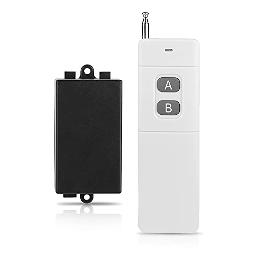 Sonew Funkschalter mit Fernbedienung, Funksender, Drahtlose Fernbedienung Schalter System Sender + Empfänger 3 km Lange Distanz DC 12V 2 Kanal, für Lampe, TV, Ventilator Sonew Funkschalter mit Fernbedienung, Funksender, Drahtlose Fernbedienung Schalter System Sender + Empfänger 3 km Lange Distanz DC 12V 2 Kanal, für Lampe, TV, Ventilator von Sonew