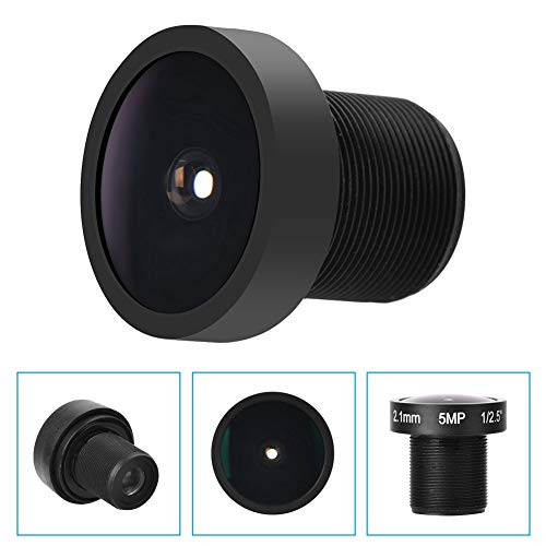 Sonew Kameraobjektiv, 2,5 Zoll 2.1mm 150° 5 Megapixel Fisheye Lens für CCTV Objektiv Standardgewinde M12 x 0,5 von Sonew