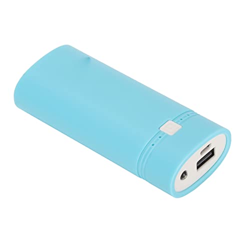 Sonew Universal DIY 2X18650 USB-Powerbank-Box, Trendige, Leichte, Tragbare Akkuladegerät-Powerbank-Hülle für Smartphones, Tablets, Kameras und Mehr Geräte (Blue) von Sonew