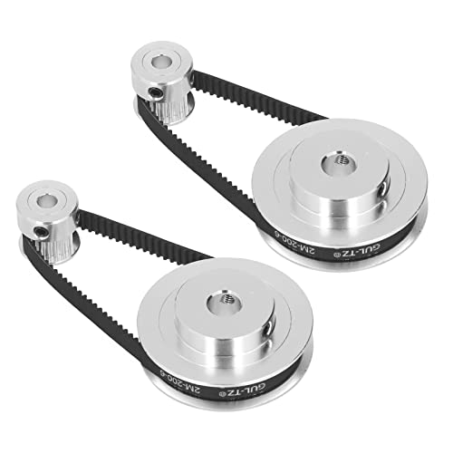 Synchronen Rad Aluminiumlegierung Timing -Riemenscheibe mit 20 & 60 Zähnen und 200 -mm (5 mm / 0,2 Zoll Bohrung) (8 mm / 0,31 Zoll Bohrung) (20 t 5 mm (0,2 Zoll) plus 60 t 8 mm (0,31 Zoll)) von Sonew