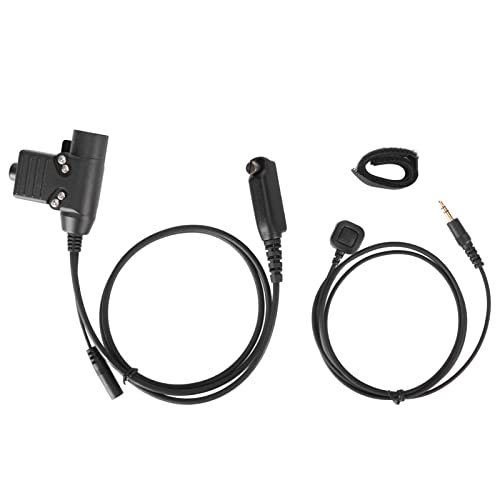 Tragbarer Kopfhörer-Adapter Push Talk, Professionelles Walkie-Talkie-Headset-Anschlusskabel, Militär-Adapter, für Sepura Stp8000 Stp8030 Stp8035 STP8038 STP8040 STP8080 von Sonew