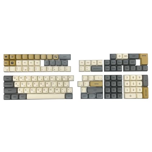 Songelt Russische Tastenkappen Tastenkappen Set für MX-Schalter, 61/64/68/75/87/98/104/108 mechanische Tastaturen Songelt Russische Tastenkappen Tastenkappen Set für MX-Schalter, 61/64/68/75/87/98/104/108 mechanische Tastaturen von Songelt