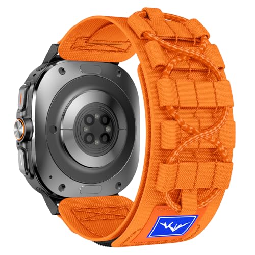 Armband Kompatibel mit Galaxy Watch Ultra 47 mm, Robuste Gewebte Nylon Schlaufe Armband, Verstellbares Sport Ersatzarmband, Metallverbindungs Armband für Samsung Galaxy Watch Ultra Armband Kompatibel mit Galaxy Watch Ultra 47 mm, Robuste Gewebte Nylon Schlaufe Armband, Verstellbares Sport Ersatzarmband, Metallverbindungs Armband für Samsung Galaxy Watch Ultra von Songsier