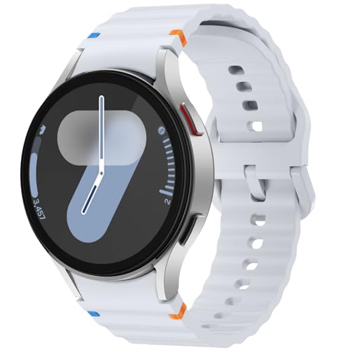 Armband für Galaxy Watch 7/6/5/4 40mm 44mm/7 FE 40mm/Watch 6 Classic 43mm 47mm/Watch 5 Pro 45mm/Watch 4 Classic, 20mm No Gap Soft Silikon Sport Armbänder Damen Herren Armband für Galaxy Watch 7/6/5/4 40mm 44mm/7 FE 40mm/Watch 6 Classic 43mm 47mm/Watch 5 Pro 45mm/Watch 4 Classic, 20mm No Gap Soft Silikon Sport Armbänder Damen Herren von Songsier
