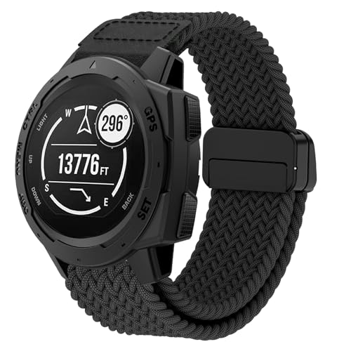 Armband für Garmin Instinct, 22 mm Weiches Dehnbares Nylon Präzise Magnetische, Uhrenarmband für Instinct Solar/Instinct 2/ Instinct 2 Solar/Crossover Solar/Instinct Tactical/Esports/Instinct Tide Armband für Garmin Instinct, 22 mm Weiches Dehnbares Nylon Präzise Magnetische, Uhrenarmband für Instinct Solar/Instinct 2/ Instinct 2 Solar/Crossover Solar/Instinct Tactical/Esports/Instinct Tide von Songsier