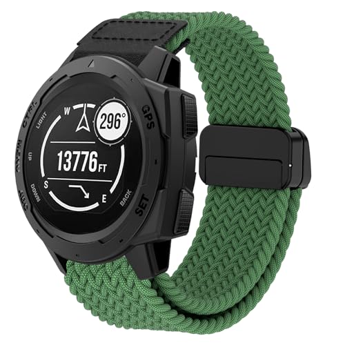 Armband für Garmin Instinct, 22 mm Weiches Dehnbares Nylon Präzise Magnetische, Uhrenarmband für Instinct Solar/Instinct 2/ Instinct 2 Solar/Crossover Solar/Instinct Tactical/Esports/Instinct Tide Armband für Garmin Instinct, 22 mm Weiches Dehnbares Nylon Präzise Magnetische, Uhrenarmband für Instinct Solar/Instinct 2/ Instinct 2 Solar/Crossover Solar/Instinct Tactical/Esports/Instinct Tide von Songsier