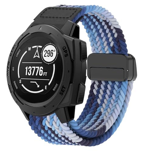 Armband für Garmin Instinct, 22 mm Weiches Dehnbares Nylon Präzise Magnetische, Uhrenarmband für Instinct Solar/Instinct 2/ Instinct 2 Solar/Crossover Solar/Instinct Tactical/Esports/Instinct Tide Armband für Garmin Instinct, 22 mm Weiches Dehnbares Nylon Präzise Magnetische, Uhrenarmband für Instinct Solar/Instinct 2/ Instinct 2 Solar/Crossover Solar/Instinct Tactical/Esports/Instinct Tide von Songsier