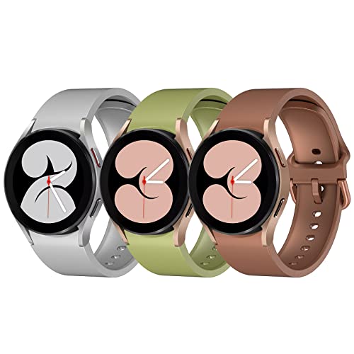 Armband für Samsung Galaxy Watch 5 40mm/44mm, Galaxy Watch 5 Pro 45mm, Galaxy Watch 4 40mm/44mm, Galaxy Watch 4 Classic 42mm/46mm, Sport Silikon Ersatzband für Galaxy Watch 6/5/4 Smartwatch von Songsier