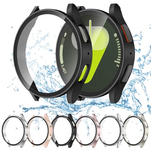 Displayschutzhülle Kompatibel mit Samsung Galaxy Watch 7 40 mm, Kratzfester, Beschlagfreier Hartglasfolie und Harter PC-Schutzhülle, Kompatibel mit Galaxy Watch 7 40 mm Zubehör Displayschutzhülle Kompatibel mit Samsung Galaxy Watch 7 40 mm, Kratzfester, Beschlagfreier Hartglasfolie und Harter PC-Schutzhülle, Kompatibel mit Galaxy Watch 7 40 mm Zubehör von Songsier