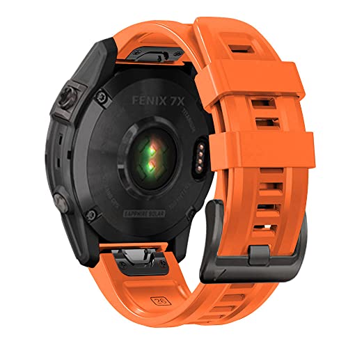 Fenix 7X Armband, für Fenix 7X Solar/Fenix 7X Sapphire Solar/Fenix 6X pro/Sapphire/Fenix 5X /plus/Fenix 3/Garmin Enduro/Tactix Delta/Descent Mk1 Mk2 Mk2i 26mm Sportarmband Uhr Ersatzarmband von Songsier