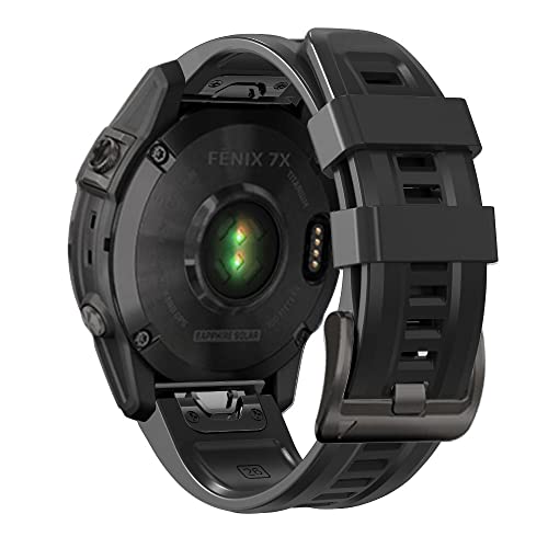 Fenix 7X Armband, für Fenix 7X Solar/Fenix 7X Sapphire Solar/Fenix 6X pro/Sapphire/Fenix 5X /plus/Fenix 3/Garmin Enduro/Tactix Delta/Descent Mk1 Mk2 Mk2i 26mm Sportarmband Uhr Ersatzarmband von Songsier