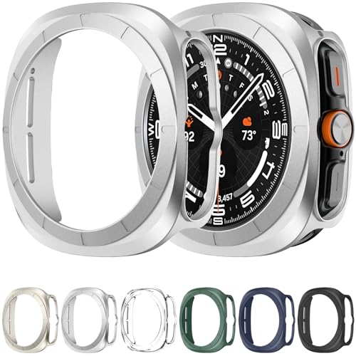 Schutzhülle Kompatibel mit Samsung Galaxy Watch 7 Ultra 47mm, Stoßfestes, Ultra Hartes PC-Stoßgehäuse, Rundum-Schutzrahmen [KEIN Displayschutz] von Songsier