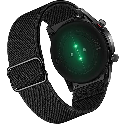 Songsier Armband Kompatibel mit Amazfit GTR 2 / Amazfit GTR 2e, Elastisches Nylon Ersatz Uhr Armband für Amazfit GTR 4/ Amazfit GTR 3/ Amazfit GTR 47mm/ Amazfit Stratos 3 /Stratos 2 /Stratos von Songsier