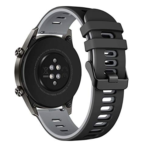 Songsier Armband Kompatibel mit Huawei Watch GT2 Pro 46mm, Huawei Watch GT 3 Pro 46mm/ Watch GT 46mm/Watch GT Active/Watch 2 Pro/Galaxy Watch 3 45mm/Galaxy Watch 46mm, 22mm Silikon Ersatzarmband von Songsier