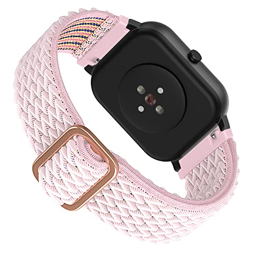 Songsier Armband Kompatibel mit Xiaomi Amazfit GTS, 20mm Verstellbares, Elastisches Nylon Ersatz Uhr Armband für Amazfit GTR 42mm/GTS 3/ GTS 2/GTS 2e /GTS 2 Mini/Amazfit Bip/Amazfit Bip Lite von Songsier