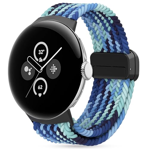 Songsier Armband für Google Pixel Watch 2,Google Pixel Watch-Armband/Google Watch 2-Armband,Nylon-Elastikbander, Kompatibel mit, Magnetische Schnalle, Elastische Verstellbare Bander, Ersatz-Armbander Songsier Armband für Google Pixel Watch 2,Google Pixel Watch-Armband/Google Watch 2-Armband,Nylon-Elastikbander, Kompatibel mit, Magnetische Schnalle, Elastische Verstellbare Bander, Ersatz-Armbander von Songsier