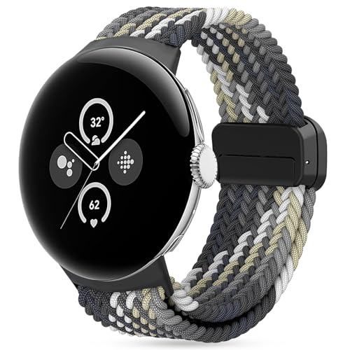 Songsier Armband für Google Pixel Watch 2,Google Pixel Watch-Armband/Google Watch 2-Armband,Nylon-Elastikbander, Kompatibel mit, Magnetische Schnalle, Elastische Verstellbare Bander, Ersatz-Armbander Songsier Armband für Google Pixel Watch 2,Google Pixel Watch-Armband/Google Watch 2-Armband,Nylon-Elastikbander, Kompatibel mit, Magnetische Schnalle, Elastische Verstellbare Bander, Ersatz-Armbander von Songsier