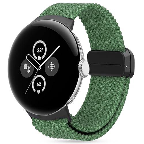 Songsier Armband für Google Pixel Watch 2,Google Pixel Watch-Armband/Google Watch 2-Armband,Nylon-Elastikbander, Kompatibel mit, Magnetische Schnalle, Elastische Verstellbare Bander, Ersatz-Armbander Songsier Armband für Google Pixel Watch 2,Google Pixel Watch-Armband/Google Watch 2-Armband,Nylon-Elastikbander, Kompatibel mit, Magnetische Schnalle, Elastische Verstellbare Bander, Ersatz-Armbander von Songsier