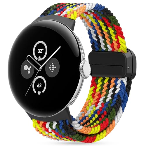 Songsier Armband für Google Pixel Watch 2,Google Pixel Watch-Armband/Google Watch 2-Armband,Nylon-Elastikbander, Kompatibel mit, Magnetische Schnalle, Elastische Verstellbare Bander, Ersatz-Armbander Songsier Armband für Google Pixel Watch 2,Google Pixel Watch-Armband/Google Watch 2-Armband,Nylon-Elastikbander, Kompatibel mit, Magnetische Schnalle, Elastische Verstellbare Bander, Ersatz-Armbander von Songsier