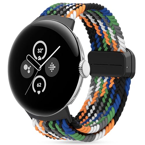 Songsier Armband für Google Pixel Watch 2,Google Pixel Watch-Armband/Google Watch 2-Armband,Nylon-Elastikbander, Kompatibel mit, Magnetische Schnalle, Elastische Verstellbare Bander, Ersatz-Armbander Songsier Armband für Google Pixel Watch 2,Google Pixel Watch-Armband/Google Watch 2-Armband,Nylon-Elastikbander, Kompatibel mit, Magnetische Schnalle, Elastische Verstellbare Bander, Ersatz-Armbander von Songsier