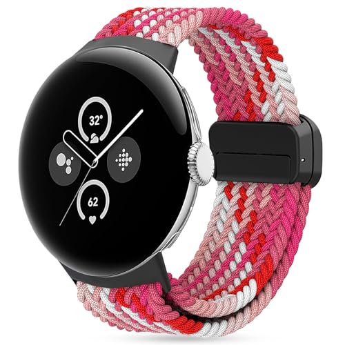 Songsier Armband für Google Pixel Watch 2,Google Pixel Watch-Armband/Google Watch 2-Armband,Nylon-Elastikbander, Kompatibel mit, Magnetische Schnalle, Elastische Verstellbare Bander, Ersatz-Armbander Songsier Armband für Google Pixel Watch 2,Google Pixel Watch-Armband/Google Watch 2-Armband,Nylon-Elastikbander, Kompatibel mit, Magnetische Schnalle, Elastische Verstellbare Bander, Ersatz-Armbander von Songsier