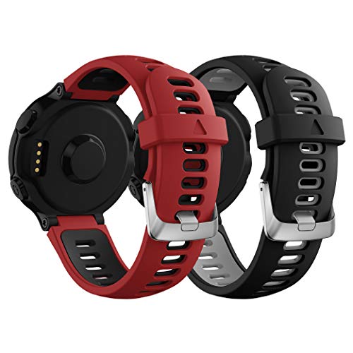 Songsier Forerunner 735XT Armband, Universal Ersatzarmband Uhrenarmband Sportarmband für Forerunner 735XT 235 235Lite 230 220 620 630 von Songsier