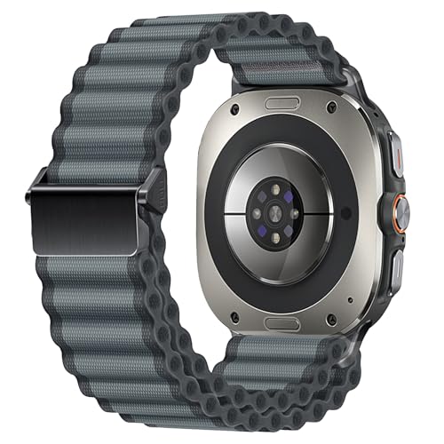 Songsier Galaxy Watch Ultra Trail Armband 47mm, One Click Befestigung, Stoff Nylon Verstellbares Ersatz Armband, Sportliches Atmungsaktives Armband, Galaxy Watch Ultra Zubehör für Männer und Frauen Songsier Galaxy Watch Ultra Trail Armband 47mm, One Click Befestigung, Stoff Nylon Verstellbares Ersatz Armband, Sportliches Atmungsaktives Armband, Galaxy Watch Ultra Zubehör für Männer und Frauen von Songsier