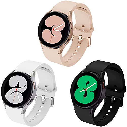 Songsier Galaxy Watch 4 44 mm 40 mm Armband, 20 mm weiches Silikon, Sportarmband für Galaxy Watch 4 Classic 46 mm 42 mm, Galaxy Watch5 44 mm 40 mm, Galaxy Watch5 Pro 45 mm Songsier Galaxy Watch 4 44 mm 40 mm Armband, 20 mm weiches Silikon, Sportarmband für Galaxy Watch 4 Classic 46 mm 42 mm, Galaxy Watch5 44 mm 40 mm, Galaxy Watch5 Pro 45 mm von Songsier