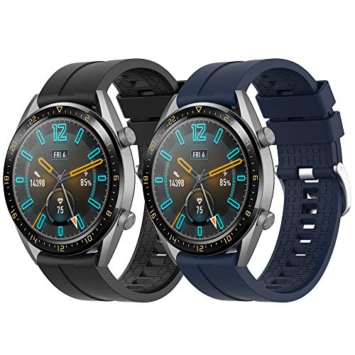 Supore Armband kompatibel mit Huawei Watch GT2 46 mm/Watch GT 46 mm/Watch GT Active/Watch 2 Pro/Honor Watch Magic/Galaxy Watch 46 mm/Gear S3/Gear 2, 22 mm Silikonarmband Supore Armband kompatibel mit Huawei Watch GT2 46 mm/Watch GT 46 mm/Watch GT Active/Watch 2 Pro/Honor Watch Magic/Galaxy Watch 46 mm/Gear S3/Gear 2, 22 mm Silikonarmband von Supore