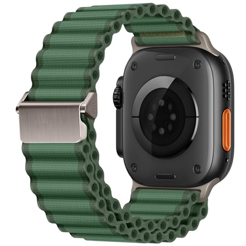 Trail Armband für Apple Watch Ultra 2 49mm, One Click Befestigung, Ersatzzubehör Passend für Apple Watch Ultra 2/Ultra/9/8/7/6/SE/5/4/3/2/1 49mm 45mm 44mm 42mm 41mm 40mm 38mm, Offroad Nylon armband Trail Armband für Apple Watch Ultra 2 49mm, One Click Befestigung, Ersatzzubehör Passend für Apple Watch Ultra 2/Ultra/9/8/7/6/SE/5/4/3/2/1 49mm 45mm 44mm 42mm 41mm 40mm 38mm, Offroad Nylon armband von Songsier