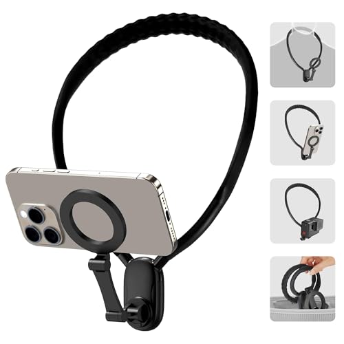 Magnetischer Hals-Handyhalter für Handys, POV/Vlog, freihändige Aufnahme, Halstelefonhalterung, Ständer, Brustständer, Gurt, Videoaufnahmen für universelle Handys Magnetischer Hals-Handyhalter für Handys, POV/Vlog, freihändige Aufnahme, Halstelefonhalterung, Ständer, Brustständer, Gurt, Videoaufnahmen für universelle Handys von Sonhomay