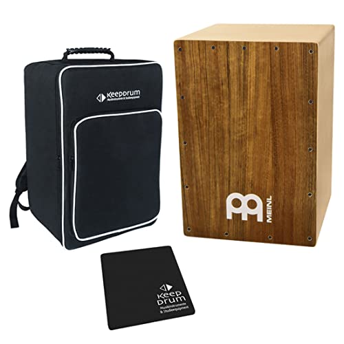 Meinl MYO-CAJ-OV Cajon Bausatz Ovangkol + keepdrum Cajon Bag + Sitzpad von "Sonic Energy"