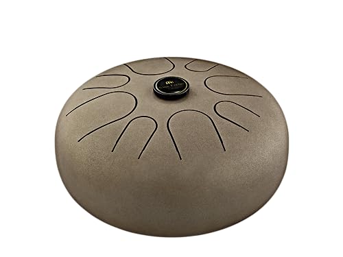 Sonic Energy 12 Zoll Zungentrommel – A Akebono, 8 Töne – Für Meditation, Yoga, Percussion – Inkl. Schlägel und Tasche – Vintage Braun (STD2VB) von Sonic Energy