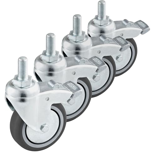 Sonic Energy Gong Ständer Rollen – Anbauteil für Sonic Energy TMGS, TMGS-2 und TMGS-3 Gong Ständer – Inkl. Bremssystem (TMGS-W) von Sonic Energy