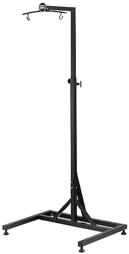 Sonic Energy Gong Ständer – Zubehör für Gongs und Tam Tams bis 101 cm – Höhenverstellbar bis 205 cm – Pulverbeschichteter Stahl, schwarz (TMGS-2) von Sonic Energy