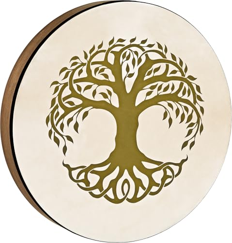 Sonic Energy Handtrommel Lebensbaum – 40,6 cm – Schamanische Rahmentrommel mit Ziegenfell – Für Meditation, Klangreisen, Percussion (HD16WB-TOL) von Sonic Energy