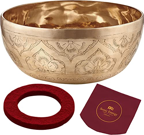Sonic Energy Klangschale Special Engraved Series – 1000 g – Für Meditation & Klangheilung – Inkl. Hülle & Filzring (SB-SE-1000) von Sonic Energy