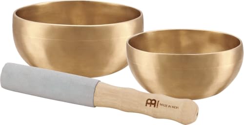 Sonic Energy Klangschalen Set Universal Series – 400/500 g – Für Meditation & Klangheilung – Inkl. Hülle, Filzring & Reiber (SB-U-900) von Sonic Energy