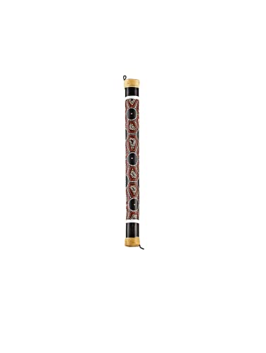 Sonic Energy Leichtgewichtiger Bambus Regenstab – 40 cm – Entspannender Regenklang für Meditation und Klangbad – Schwarz gepunktet (RS1S) von Sonic Energy