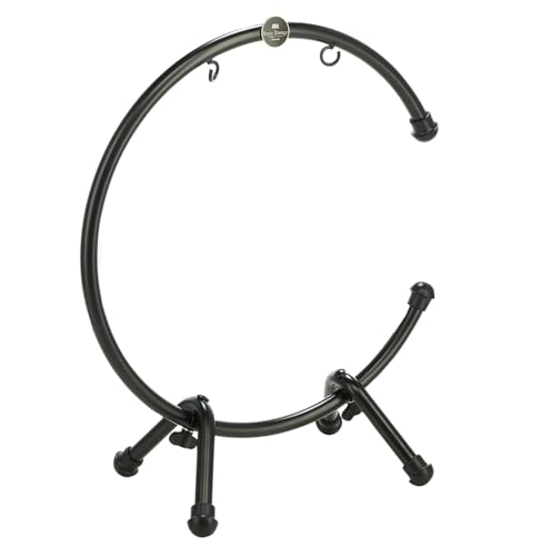 Sonic Energy Tisch Gong Ständer – Zubehör für Gongs und Tam Tams bis 33 cm – Pulverbeschichteter Stahl, schwarz (TMTGS-S) von Sonic Energy
