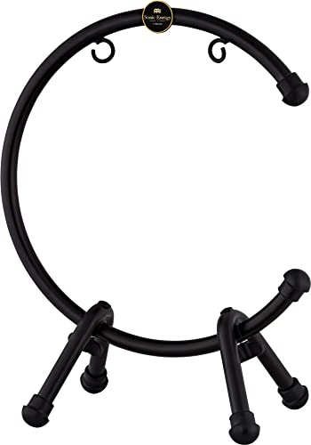 Sonic Energy Tisch Gong Ständer – Zubehör für Gongs und Tam Tams bis 38 cm – Pulverbeschichteter Stahl, schwarz (TMTGS-M) von Sonic Energy